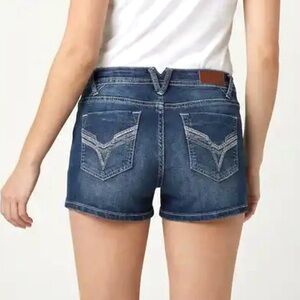 VIGOSS Collection Distressed Denim Jean Shorts